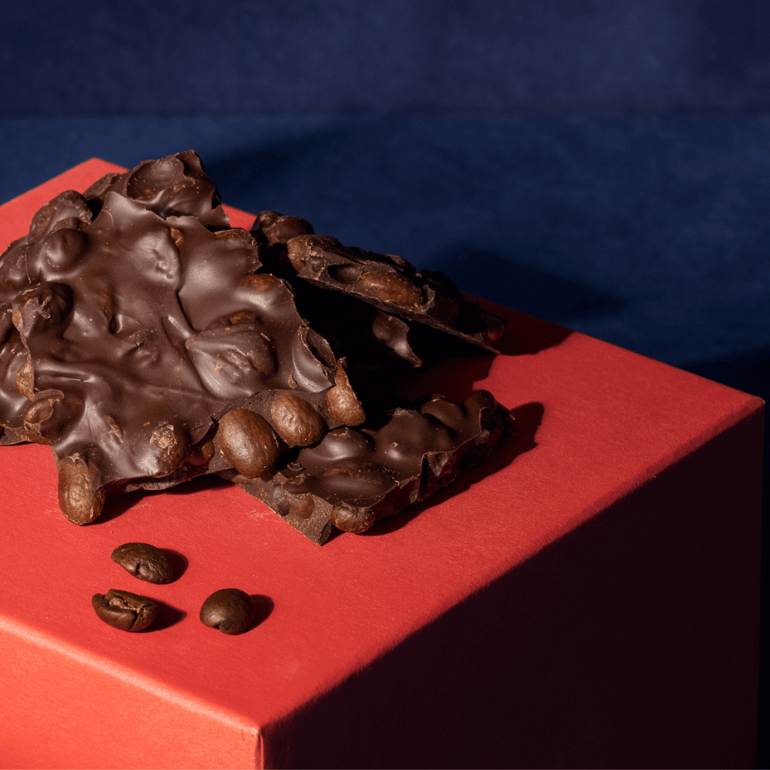 Amanase Vegan Fair Handmade Organic Espresso Beans in Dark Chocolate