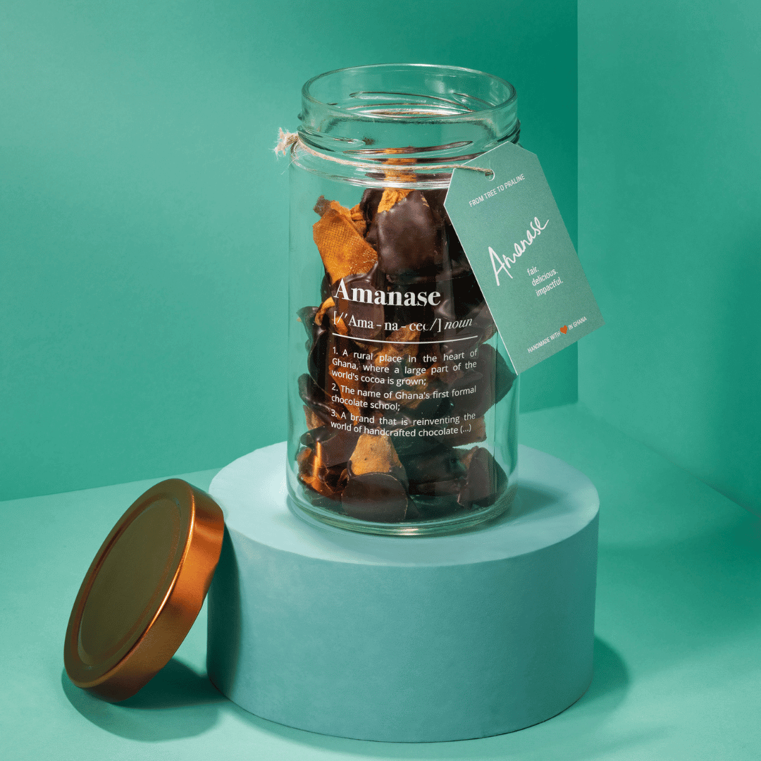 Amanase – Fair Bio Vegan Handmade – Mango mit Dunkler Schokolade